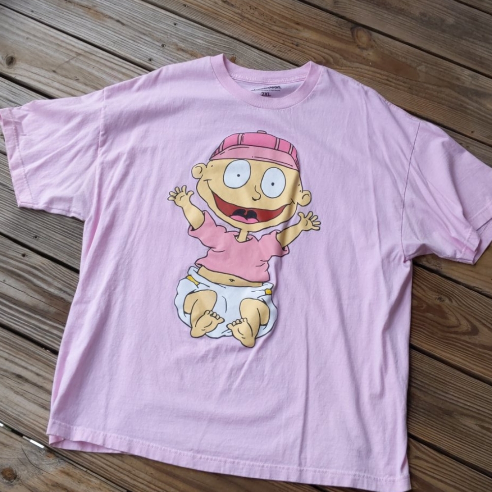 Breast Cancer Nickelodeon graphic tee